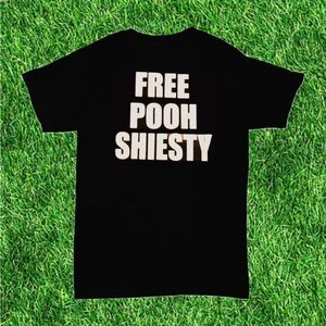 Men’s size medium Free Pooh shiesty T shirt merch rap tee hip hop music Memphis